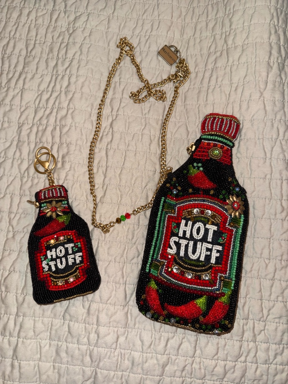 Mary Frances beaded hot sutff bag coin purse